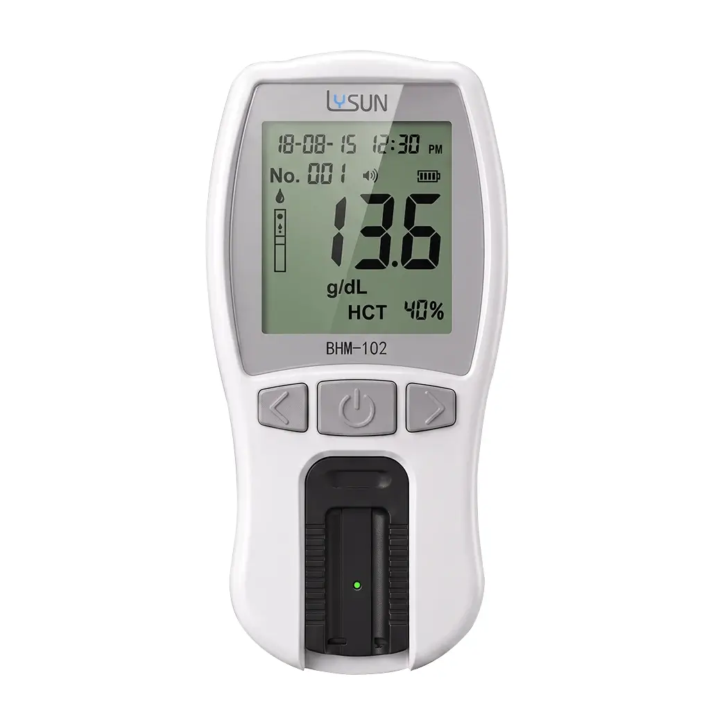 Portable Hemoglobin HCT Monitor for Travel and Wellness